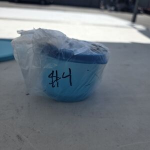 Tupperware Blue 4oz Sauce Container